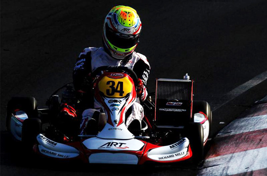 ART Grand Prix super podium with Hanley at World Championship opener