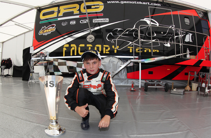 CRG drivers fighting a great battle in the final round of WSK