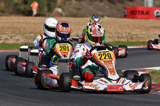 Super fights in the prefinals at the Rotax Grand Finals