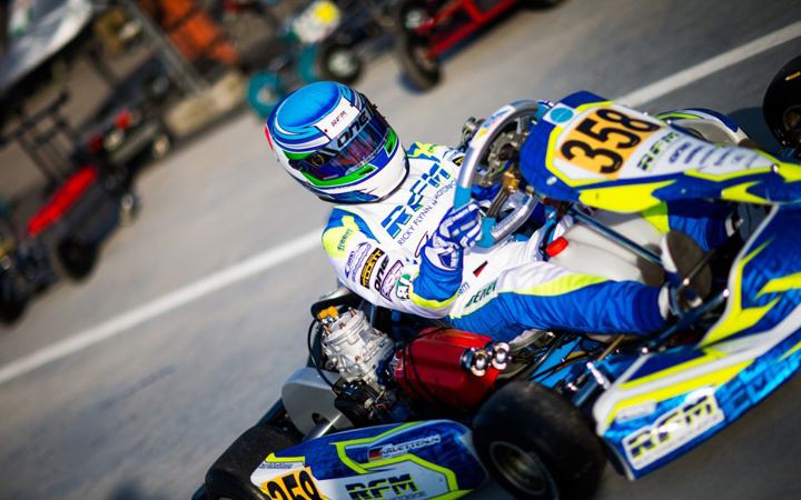 Niklas Krütten best German starter at WSK Super Masters
