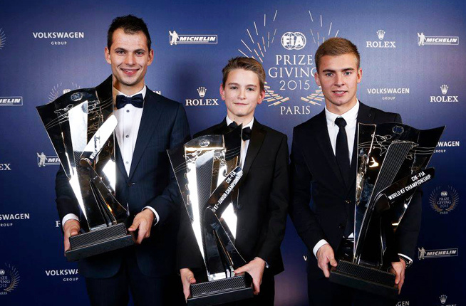 2015 World Karting Champions honoured in Paris
