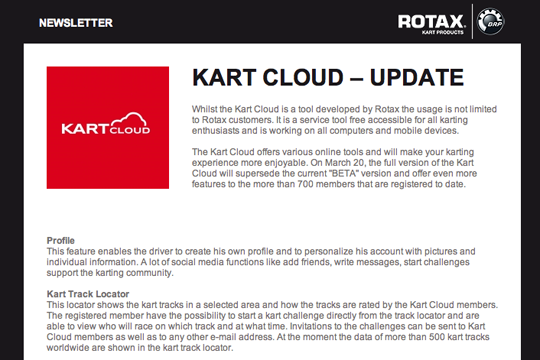 Rotax Newsletter - Read the latest from the Rotax world