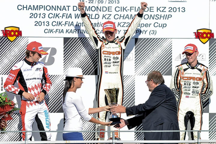2013 Kart World Championship, a F1 podium