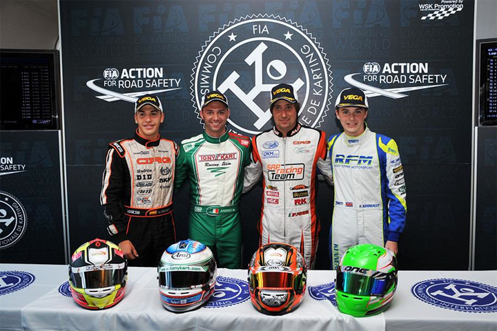 CIK-FIA European Championship OK - OKJ - KZ - KZ2 in Genk (B) - Final standings