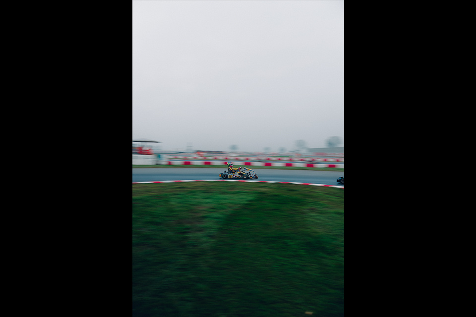 Julia Angelard injured after kartmageddon in Cremona