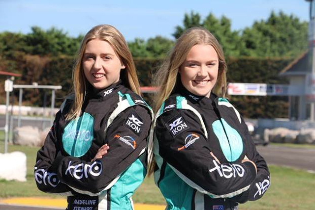Stewart sister boost kwi antry at Aussie kart champs round