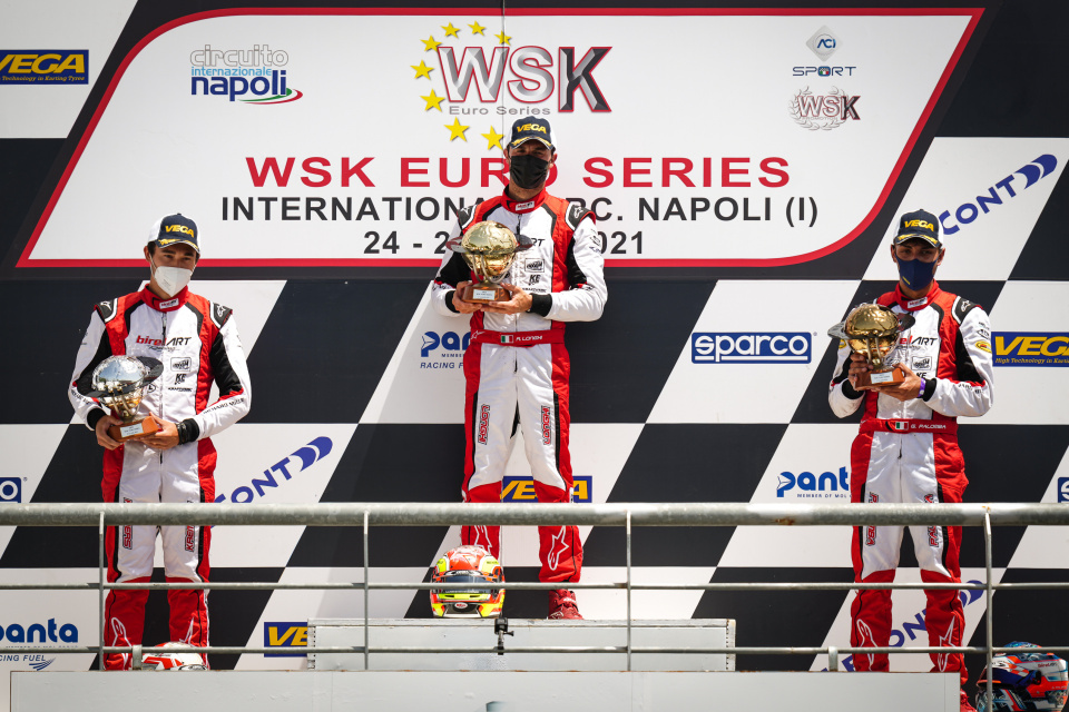 Another triple win in the 2021 WSK Euro Series