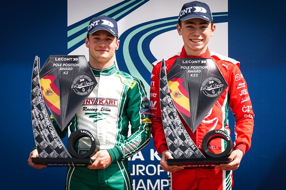 LEUILLET IN KZ AND POWELL IN KZ2 LAUNCH THE COMPETITION IN ZUERA