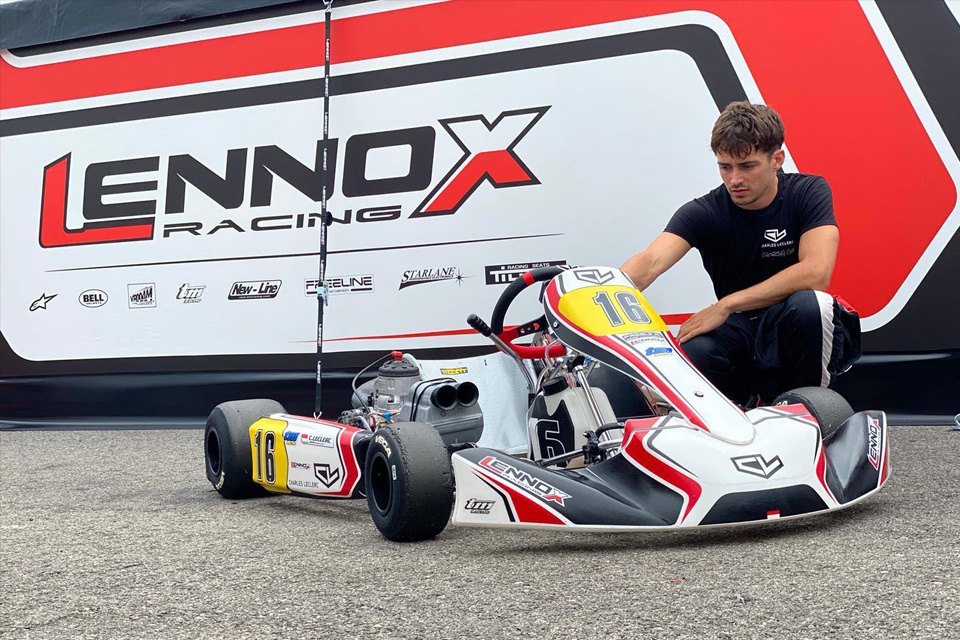 Charles Leclerc, between Formula 1 and Karting