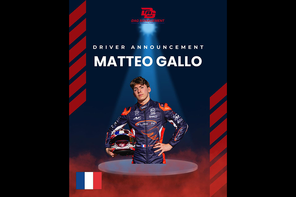 Matteo Gallo joins Minardi Management Powered by DAG LTD