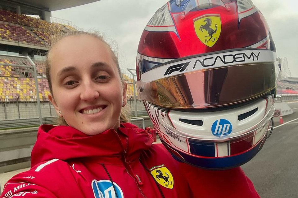 Maya Weug hits the ground running in F1 Academy testing in Shanghai with MP