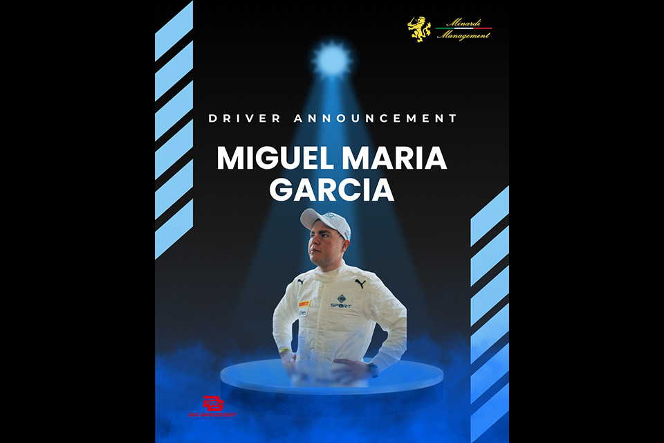 Miguel Maria Garcia joins Minardi Management