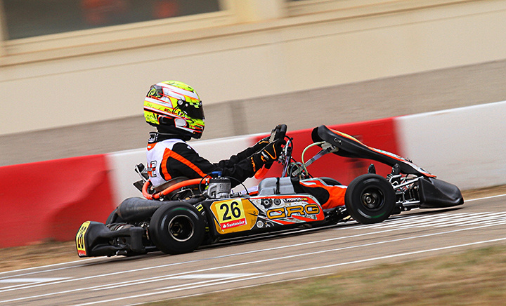 Prosperi takes the win in KZ2 on CRG-TM at the Spanish Championship in Alcaniz