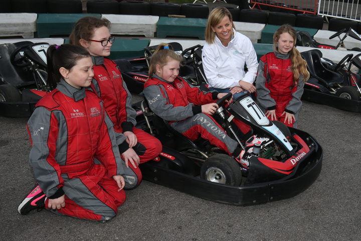 Susie Wolff's campaign Dare To Be Different takes off at Daytona Sandown Park