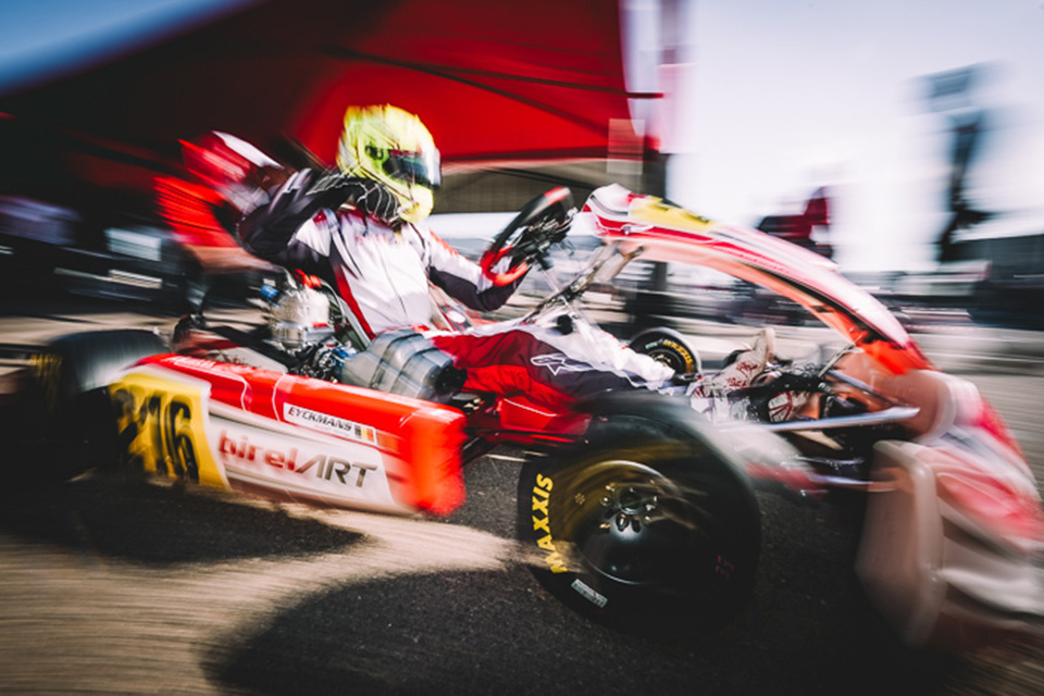 Birel Art competitive in Valencia with new Maxxis tyres
