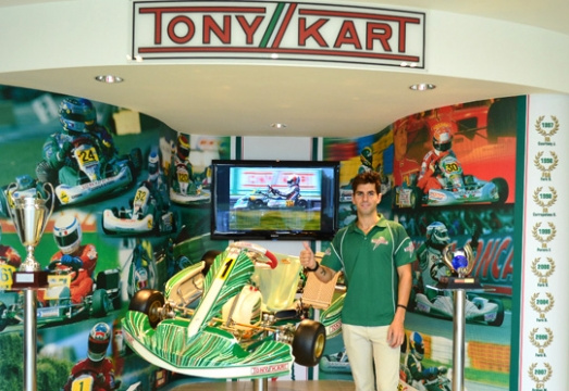 Alguersuari at the World Championship in KZ with Tony Kart Racing Team