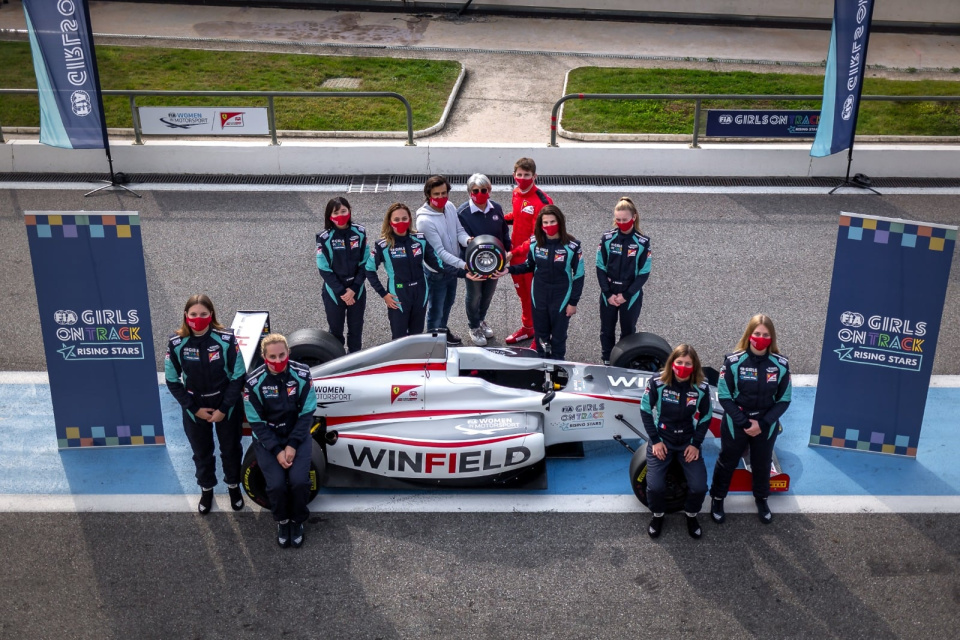 Final stage of the FIA Girls on Track - Rising Stars programme underway in Maranello 10-13 November 2020