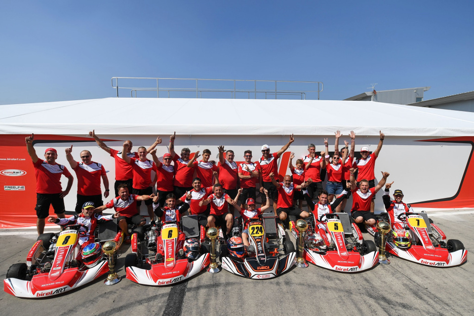 Birel Art overflowing, KZ2 poker at Adria
