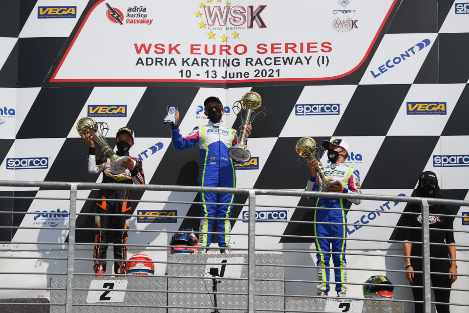 Mark Kastelic gets his first podium in the OKJ category