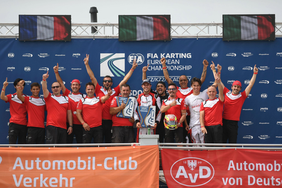 Longhi and Birel ART masterful in the opening of the European KZ Championship