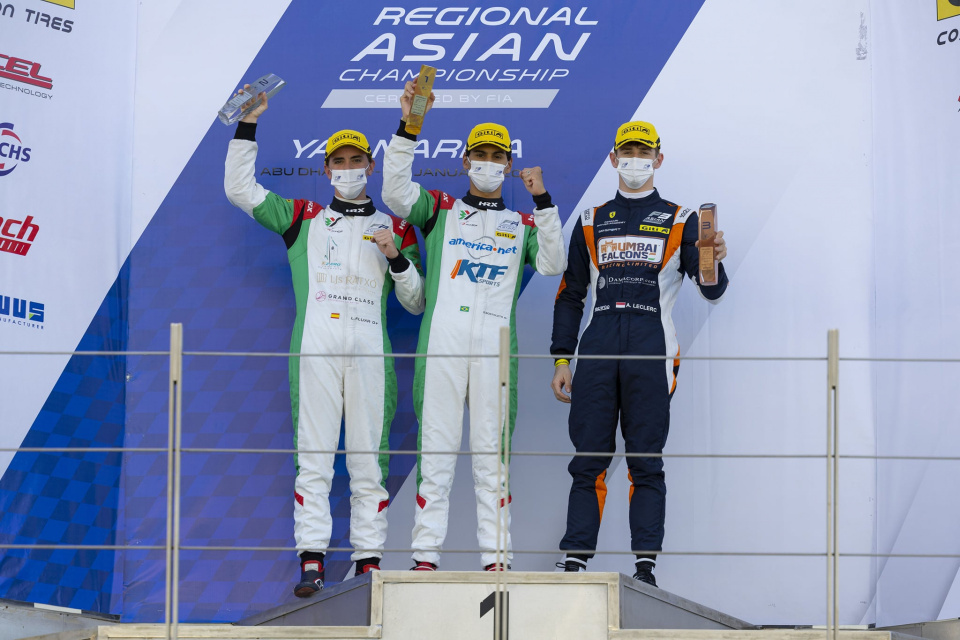 Formula 4 and Formula Regional put on a show at the first round in Abu Dhabi