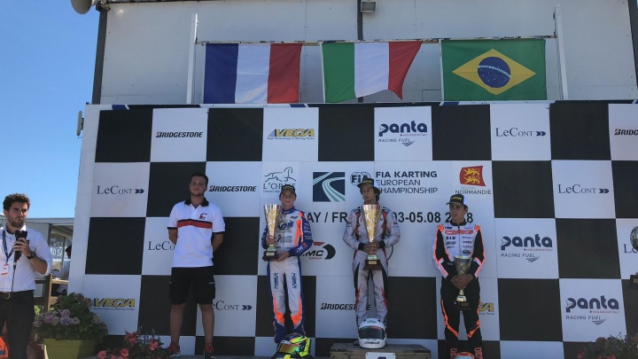 Kart Prix of France, OKJ Final - Minì wins race, Aron celebrates title