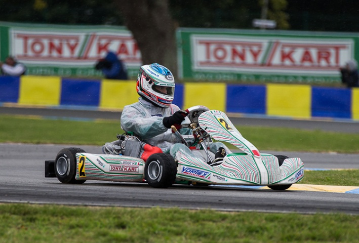 Rain at Le Mans Ardigò shines