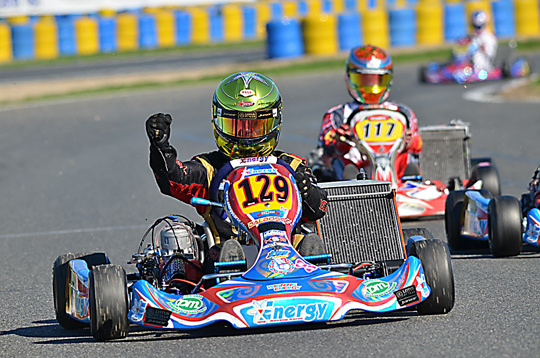 Boccolacci triumphs at debut in KZ2