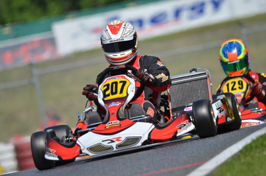 Zanchetta and Negro on pole in KZ2 prefinal