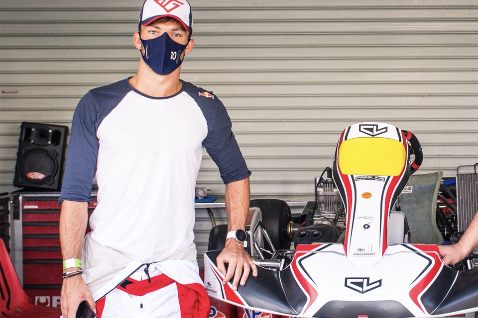 Pierre Gasly: healed from COVID 19 but not from.. kart racing!