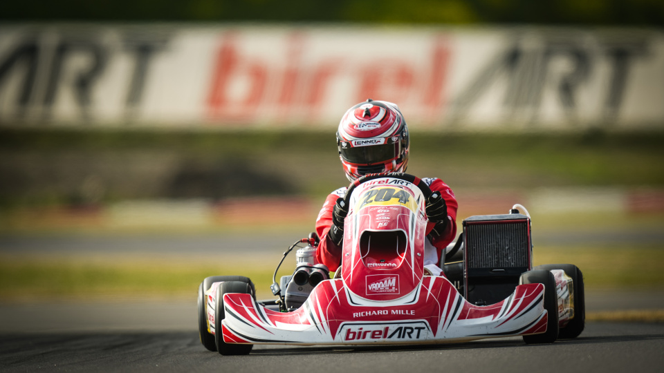 Morgatto confirms Birel ART's progress in Champions of the Future at Rødby