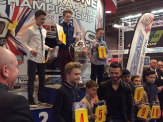 S1 prize giving presentation with F1 driver Will Stevens