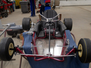 Late sixties Red Devil sidewinder, note off-set front axle
