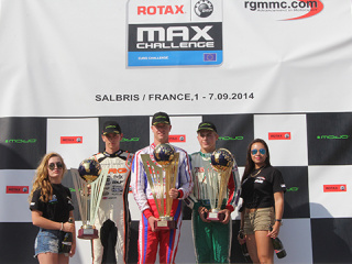 DD2 podium 2014 Rotax Euro Challenge