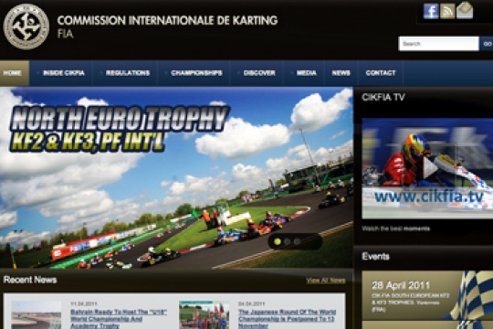 Flashy new website for the CIK