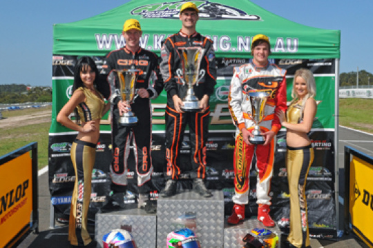LEHANE, SPENCER AND GREENBURY CROWNED STARS OF KARTING CHAMPIONS