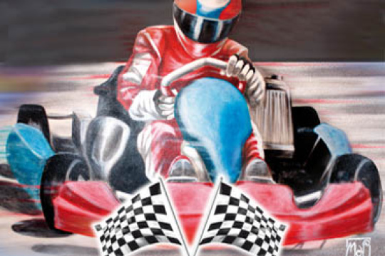 Few days to go for the “Kart and Race” fair. Lots of attractions and a track for practising and testing