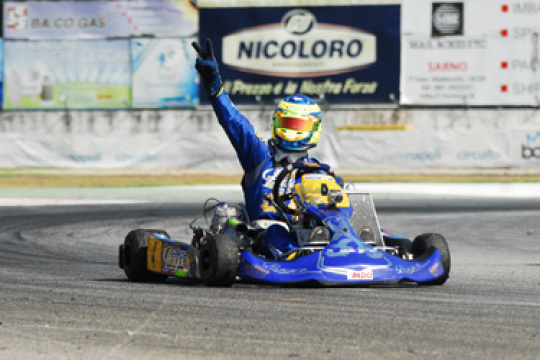 Lammers (KZ1) and Lennox Lamb (KZ2) new owners of 012 World Cups. Just in Sarno
