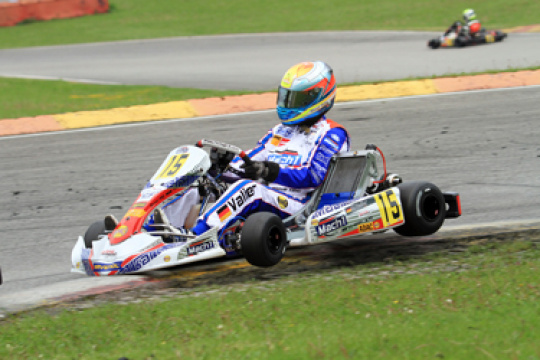Five cups and overall lead at the ADAC Kart Masters