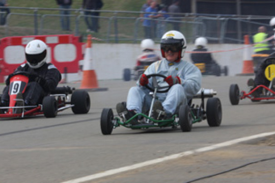 Historic Karters set Silverstone off in style