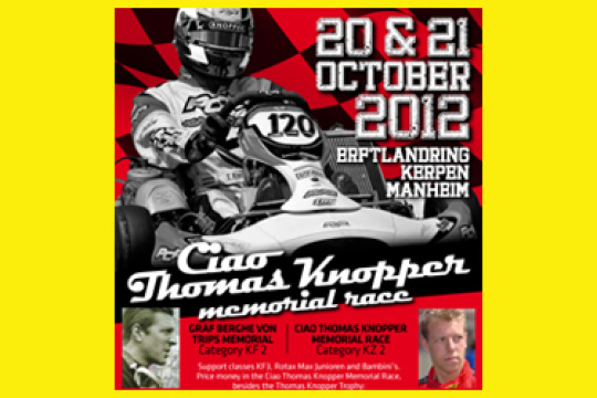 Ciao Thomas Knopper Memorial entries open