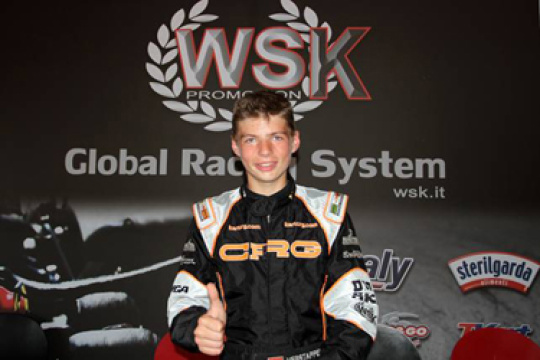 Crg conquers the KF3 WSK Euro Series title with Verstappen