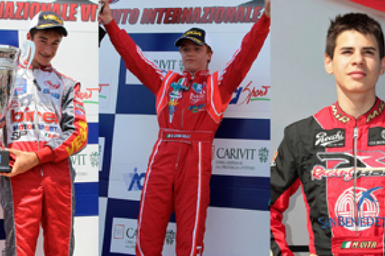 SELECTED THE FIRST THREE ITALIAN CSAI KARTING CHAMPIONSHIP DRIVERS FOR THE FERRARI DRIVER ACADEMY
