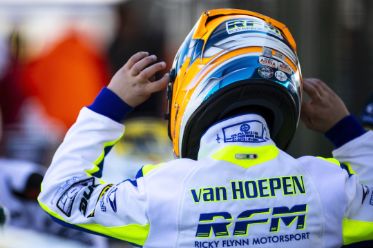 Laurens van Hoepen ready for the WSK Open Cup