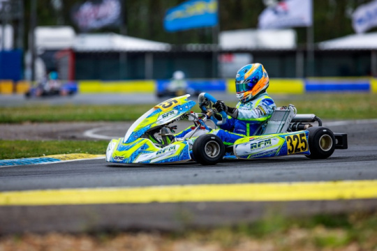 Van Hoepen makes great gains in the WSK Euro Series round in France