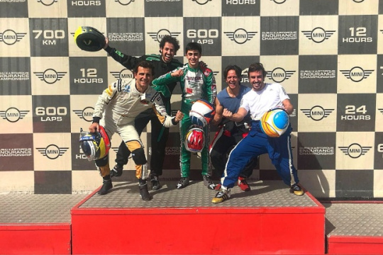 Alonso, De La Rosa and Vidales in Dubai for the 24 hours of karting