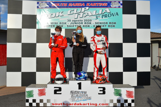 Victory for Toni Naudé in the 3rd round of the Rok Cup Italy