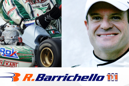 Barrichello on the Rok Shifter