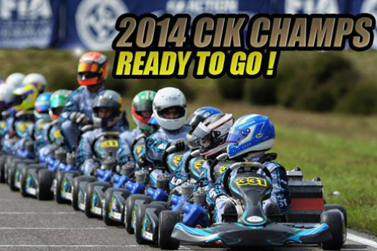 Registration opens for all CIK competitions in 2014