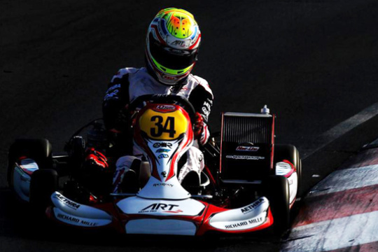 ART Grand Prix super podium with Hanley at World Championship opener